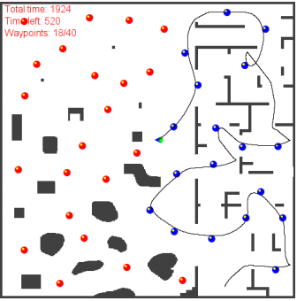 Physical Travelling Salesman Problem (PTSP)
