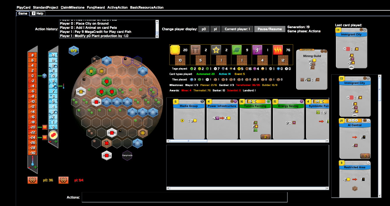 Digital twins of tabletop games